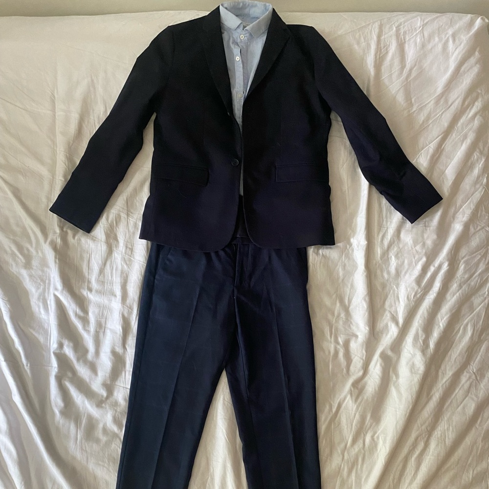 Zara Blue Suit with Oxford — Child Size 13-14